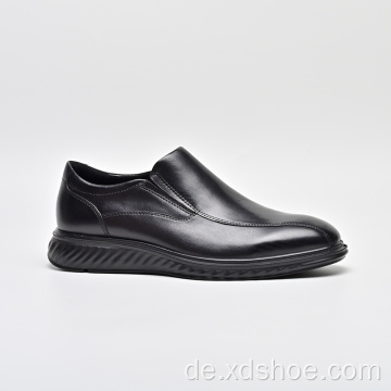 Lässiger Sport Slip On Lederschuh